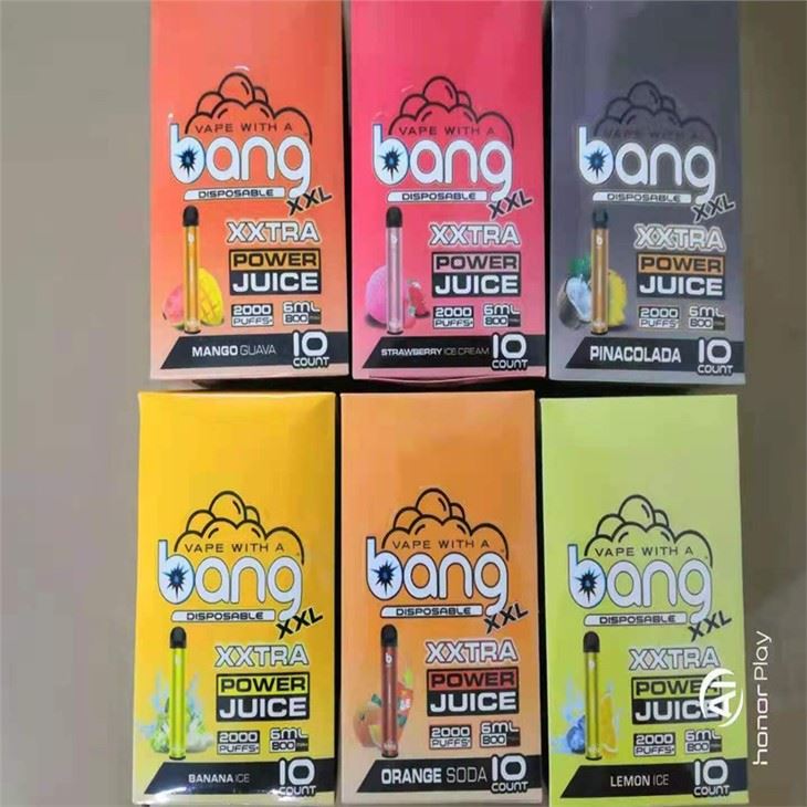 Bang XXL ڈسپوزایبل vape pod juul کے ساتھ ہم آہنگ