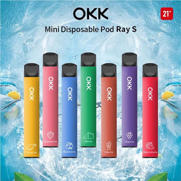 OKK RAYS الیکٹرانک سگریٹ ڈسپوزایبل Vape