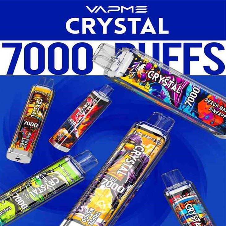 VAPME کرسٹل 7000 پف