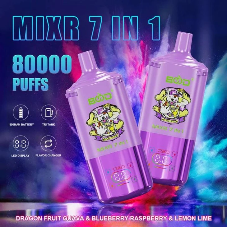 Bood مکسر 7 میں 1 80000 پفس میں