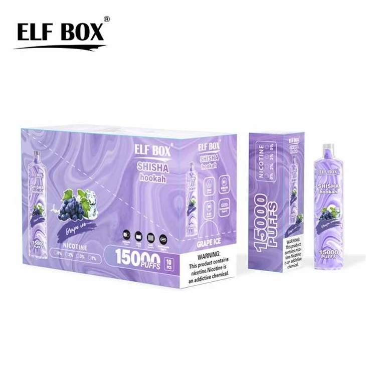 ELF BOX شیشہ ہکا 15000 پفس