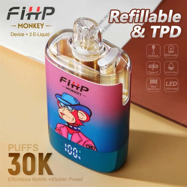 FIHP MONKEY 30K Puffs Refillable TPD