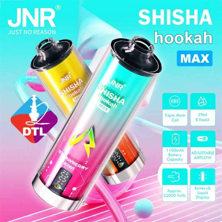JNR شیشہ ہکا میکس