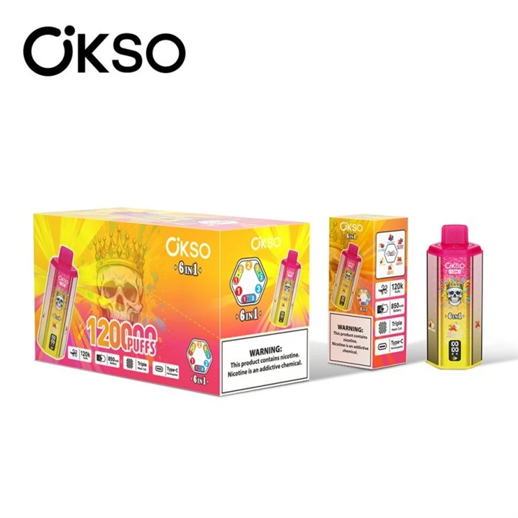 okso 6in 1 120 K Puffs vape