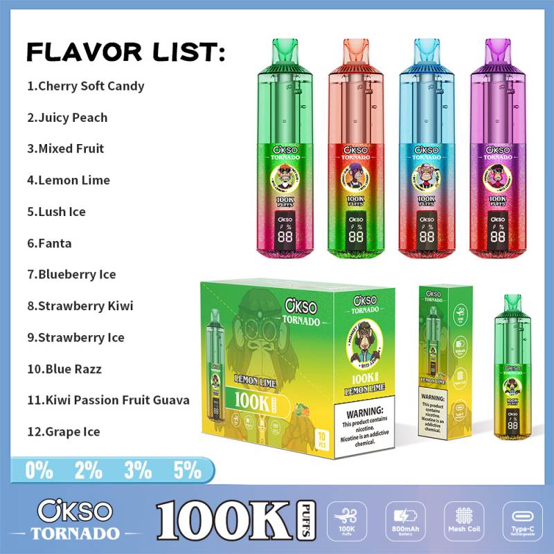 OKSO Tornado 100000 Puffs Taste