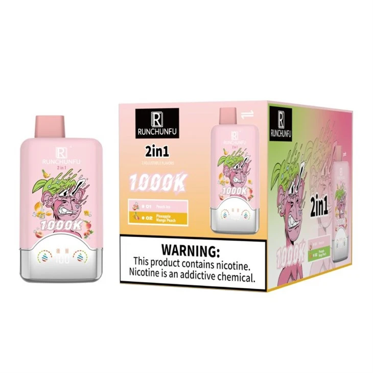 RUNCHUNFU 1000000 Puffs 2 in 1