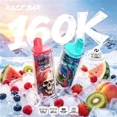 Razz Bar 3in1 160000 پفس