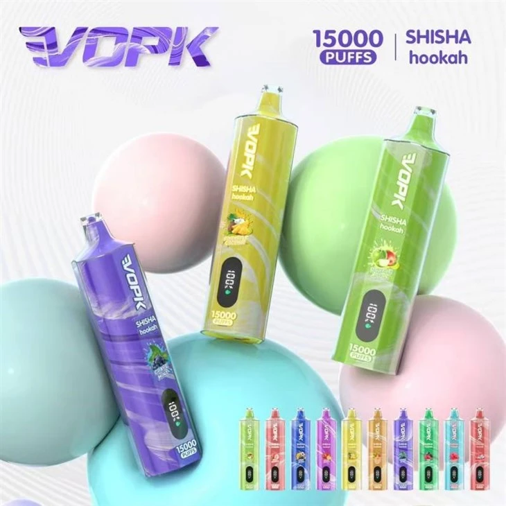VOPK شیشہ ہکا 15K پفس