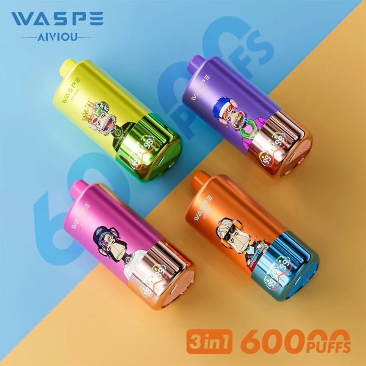 Waspe 60K 3-in-1 ٹرپل ذائقہ