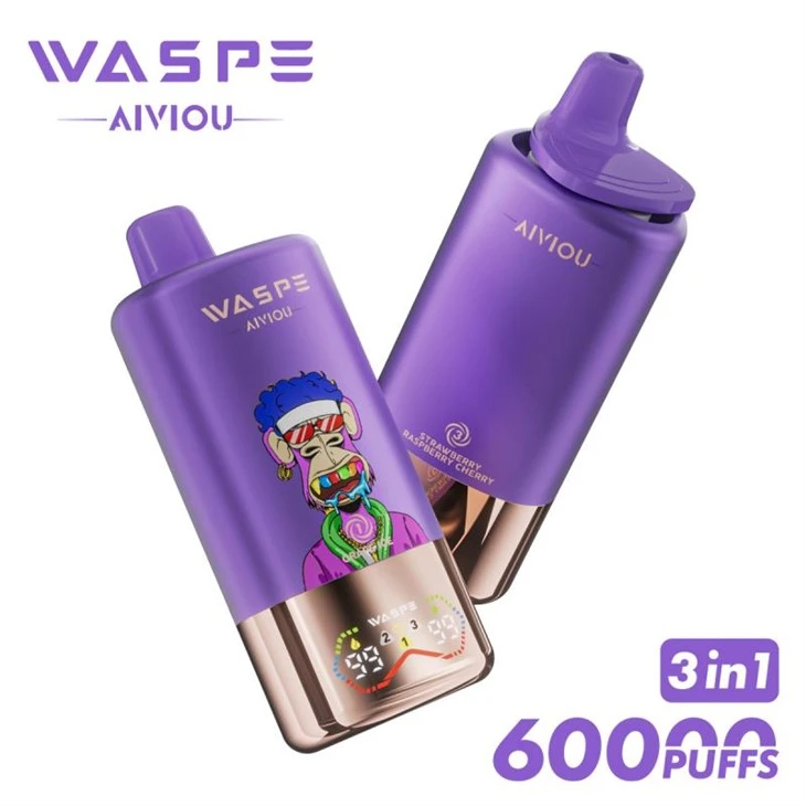 Waspe aiviou 60000 پفس ٹرپل ذائقہ
